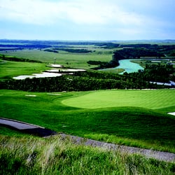 The Links of GlenEagles - 6th hole. Top par 5 in Calgary