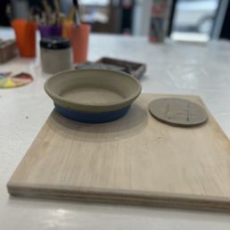 Pasta bowl and coaster I made