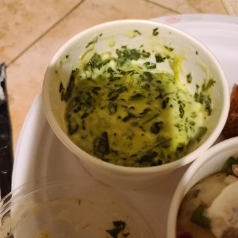Outback Steakhouse - 5.99 for this half-full container or creamed spinach - Steakhouses Near Me - Bayside, New York Outback Steakhouse - 5.99 for this half-full container or creamed spinach - Steakhouses Near Me - Bayside, New York