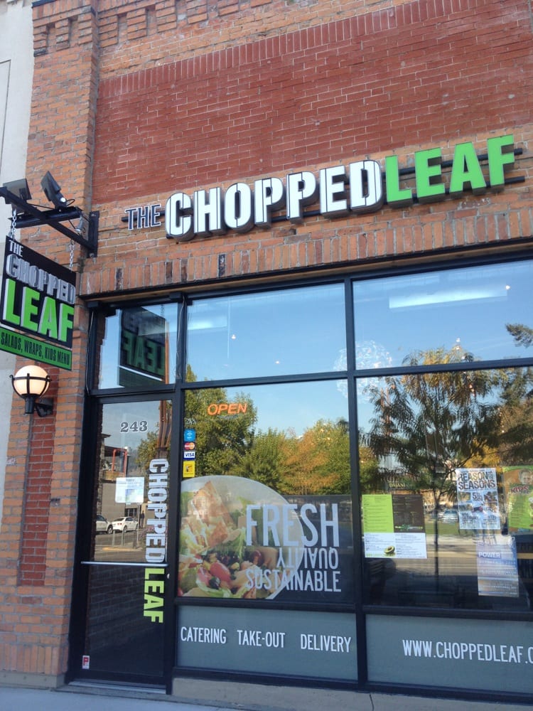 THE CHOPPED LEAF Updated September 2024 243 Bernard Ave, Kelowna