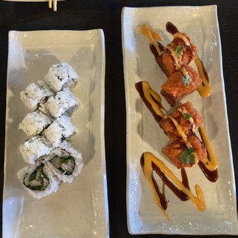 Tsuri - Yellowtail Scallion Roll and Spicy Tuna Crispy Rice - Sushi Bars Near Me - Los Angeles, California