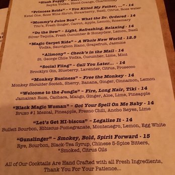 Social - Bespoke Cocktails (gotta come back for these!) - New American Near Me - Costa Mesa, California