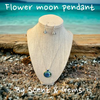 Scent & Gems - flower moon pendant - Candle Stores Near Me - Latham, New York Scent & Gems - flower moon pendant - Candle Stores Near Me - Latham, New York