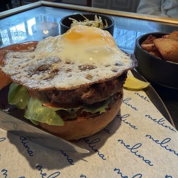 Melina - Lamb burger - Greek Near Me - North Bethesda, Maryland