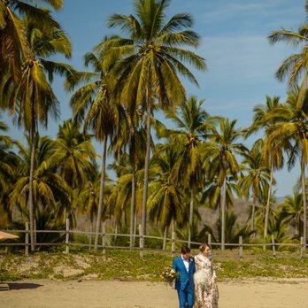 Chantli Mare - The beach and palm grove next to the hotel - Hotels Near Me - La Huerta, JAL