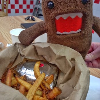 Five Guys - Served in a greasy bag piled high with fries...awesome! - Burgers Near Me - Indianapolis, Indiana