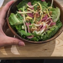 Juju Eats - Snack size. Crispy catfish salad (catfish chopped up so tiny, you can't taste it!)