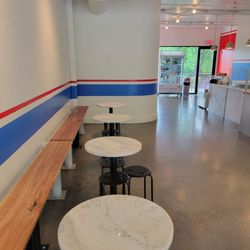 Moonshot Creamery - Inside Seating area