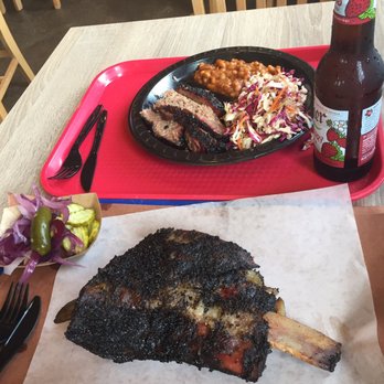 Killen's Barbecue - 1 meat plate with briskets, cole slaw, baked beans. 1lb of beef rib. - Barbeque Near Me - Pearland, Texas Killen's Barbecue - 1 meat plate with briskets, cole slaw, baked beans. 1lb of beef rib. - Barbeque Near Me - Pearland, Texas