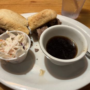 The Grumpy Troll - French dip with coleslaw - Sandwiches Near Me - Mount Horeb, Wisconsin