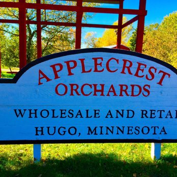 Applecrest Orchards - the sign for the apple orchard orchards - Fruits & Veggies Near Me - Hugo, Minnesota