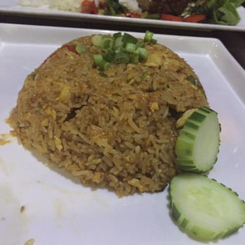 Nur Thai - Red thunder fried rice with chicken, spicy and really flavorful - Thai Near Me - Park, New York Nur Thai - Red thunder fried rice with chicken, spicy and really flavorful - Thai Near Me - Park, New York