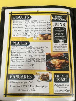 Menu photo 3 Flopeye Diner Great Falls, SC