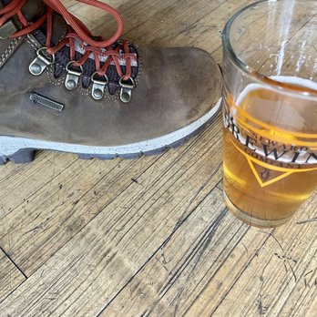 Glacier BrewHouse - Summer Lager and my Georgia Boot. - American Near Me - Anchorage, Alaska