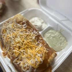 Cotijas Mexican Food - Beef chimichanga burrito