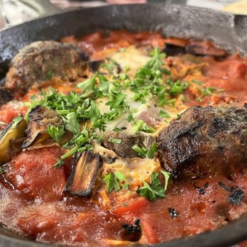 Cafe Landwer - Sinia Shakshuka - Mediterranean Near Me - Boston, Massachusetts