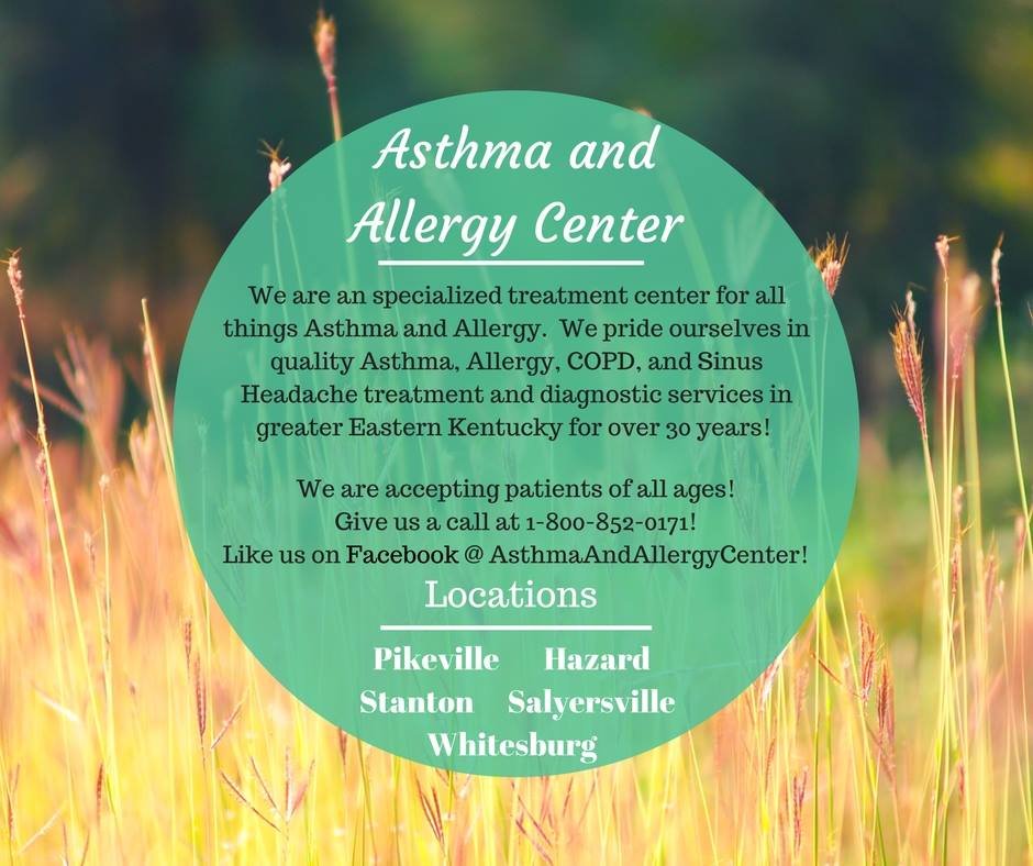 ASTHMA & ALLERGY CENTER Updated October 2024 156 Island Creek Rd