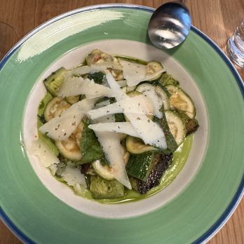 Leña - Summer squash with a gazpacho - Spanish Near Me - Detroit, Michigan