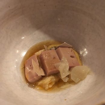 Smyth - Foie gras and crab. Explosion of flavors. The bite with the crab was my favorite. - New American Near Me - Chicago, Illinois