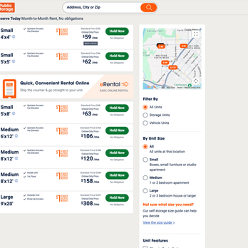 Public Storage - 3/12/26 - rates based on unit size at the same location I am renting from. - Self Storage Near Me - Costa Mesa, California Public Storage - 3/12/26 - rates based on unit size at the same location I am renting from. - Self Storage Near Me - Costa Mesa, California