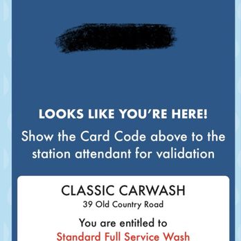 Classic Car Wash - redeeming car wash in Autocare Network mobile app - Car Wash Near Me - Westbury, New York