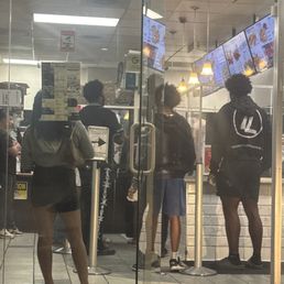Customers who have waited over an hour for third party, online and in person orders.