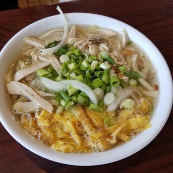 Viet Huong - Bun Thang (Vermicelli Rice Noodles with Pork Cake, Egg, & Chicken) - $9.50. - Vietnamese Near Me - El Monte, California Viet Huong - Bun Thang (Vermicelli Rice Noodles with Pork Cake, Egg, & Chicken) - $9.50. - Vietnamese Near Me - El Monte, California