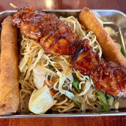 Kusina - A Pinoy Turo Turo Restaurant - Combo Appetizer: pancit, bbq, lumpia