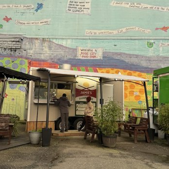 Jamie's Handmade Dumplings - This is a great food cart park - Chinese Near Me - Portland, Oregon Jamie's Handmade Dumplings - This is a great food cart park - Chinese Near Me - Portland, Oregon