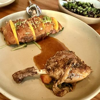 Sergeant Ma - Coriander-Crusted Duck Breast with Braised Leg - New American Near Me - San Francisco, California