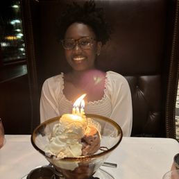 Celebration platter and an amazing smile