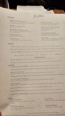 Menu photo 6 Mattie's Austin, TX