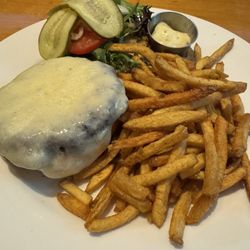 Foster's Inn Restaurant & Lounge - Beef burger and fries