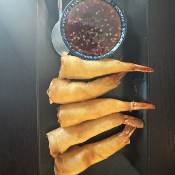 Saneh Bangkok - Goong Grabog - Marinated crispy shrimp rolls, side of sweet and sour sauce - Coffee & Tea Near Me - Pleasant Hill, California Saneh Bangkok - Goong Grabog - Marinated crispy shrimp rolls, side of sweet and sour sauce - Coffee & Tea Near Me - Pleasant Hill, California