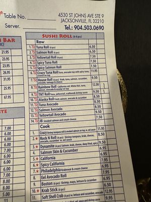 Menu photo 5 Sushi Bear Sushi & Grill Jacksonville, FL Menu photo 5 Sushi Bear Sushi & Grill Jacksonville, FL