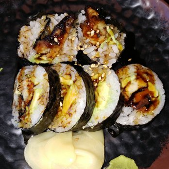 Sushi Time - Tiny slices of Eel and avocado roll, hardly any sauce. Stingy serving. - Sushi Bars Near Me - Seaside, California Sushi Time - Tiny slices of Eel and avocado roll, hardly any sauce. Stingy serving. - Sushi Bars Near Me - Seaside, California