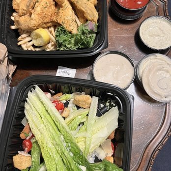 Jake's Old City Grill - To go Perch and Caesar salad - Seafood Near Me - Saginaw, Michigan Jake's Old City Grill - To go Perch and Caesar salad - Seafood Near Me - Saginaw, Michigan