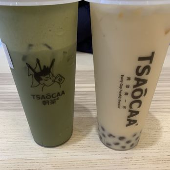 Tsaocaa - Uji Matcha and Jasmine Green Milk Tea - Ice Cream & Frozen Yogurt Near Me - Indianapolis, Indiana