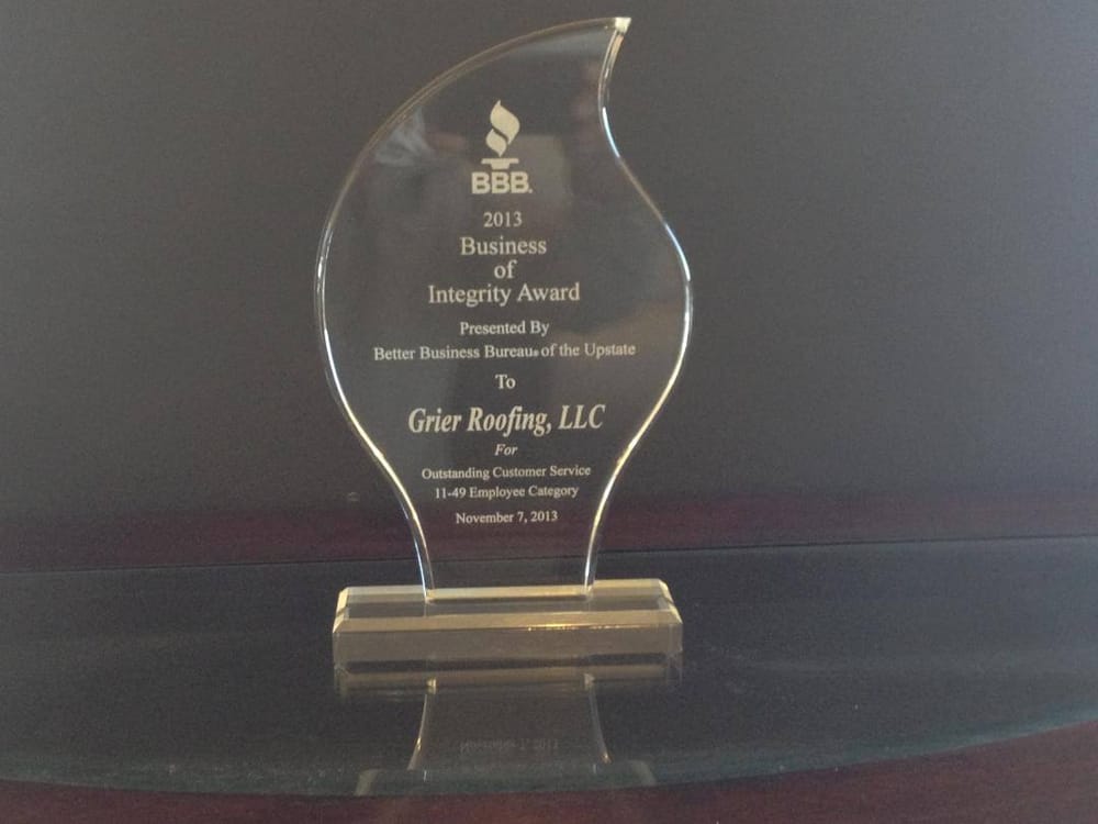 Slide of Grier Roofing - Columbia