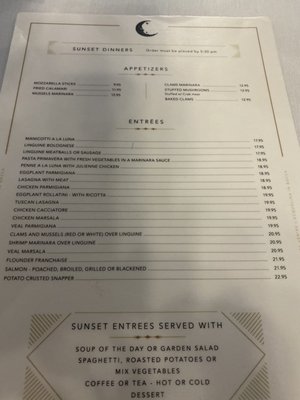 Menu photo 1 La Luna Italian Bistro Boca Raton, FL