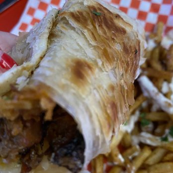 Rollin Phatties - Brisket paratha - Pakistani Near Me - Houston, Texas