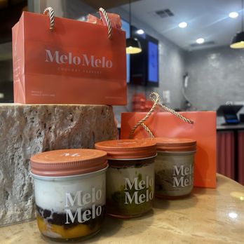 MeloMelo Coconut Dessert - Sunset Mango Coconut /Pistachio Rose/Oreo Matcha - Specialty Food Near Me - Los Angeles, California MeloMelo Coconut Dessert - Sunset Mango Coconut /Pistachio Rose/Oreo Matcha - Specialty Food Near Me - Los Angeles, California