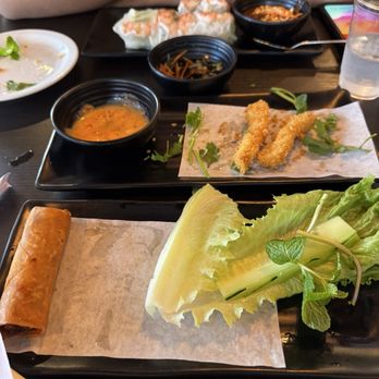 Boiling Pho - Calamari, egg roll, shrimp spring roll - Vietnamese Near Me - Temecula, California