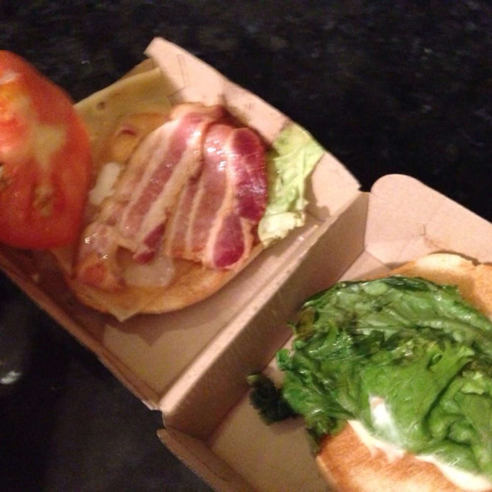 McDonald's - About two nights ago I got a Chicken Ranch Club meal. I ate the fries and put the rest away for later. There's no chicken here. - Fast Food Near Me - Pittsburgh, Pennsylvania