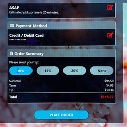 Cheam Sushi Japanese Restaurant - Just proof of order, which was not accepted at 8:20pm.