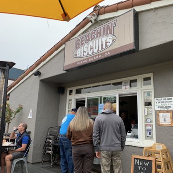 Beachin’ Biscuits - Pick up outside order on site inside. Call in orders too! - Breakfast & Brunch Near Me - Pismo Beach, California Beachin’ Biscuits - Pick up outside order on site inside. Call in orders too! - Breakfast & Brunch Near Me - Pismo Beach, California