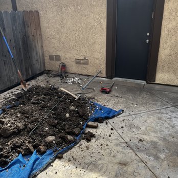 Lightning Plumbing & Rooter - New line in progress - Plumbing Near Me Lightning Plumbing & Rooter - New line in progress - Plumbing Near Me