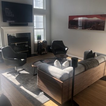 Modani Furniture - Living room (sofa, tables, swivel chairs, wall art from Modani) - Furniture Stores Near Me - Paramus, New Jersey Modani Furniture - Living room (sofa, tables, swivel chairs, wall art from Modani) - Furniture Stores Near Me - Paramus, New Jersey