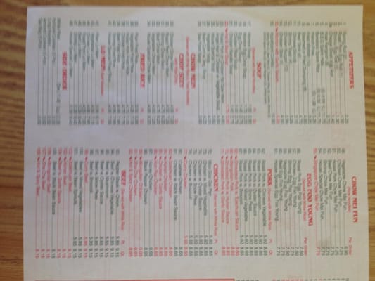 Menu photo 2 Happi Wok Tampa, FL Menu photo 2 Happi Wok Tampa, FL