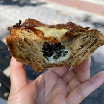 Frenchette Bakery - mustard greens with some type of cheese - Bakeries Near Me - New York, New York